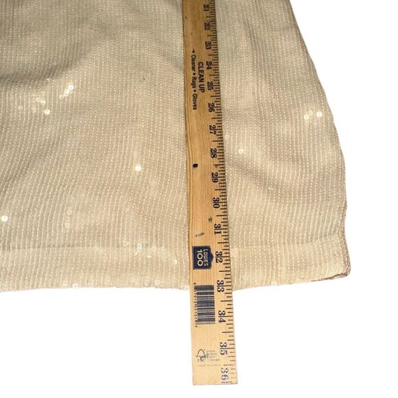 Rare Free People Icy Citrus Dress, Sz 4 ivory, yellow sequins Retail 500 mini - Picture 13 of 13